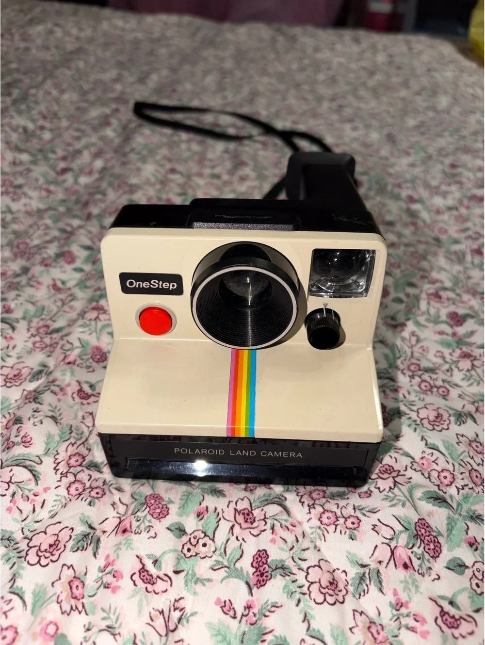 Vintage Polaroid OneStep SX-70 Land Camera Rainbow Stripe Instant Film Untested